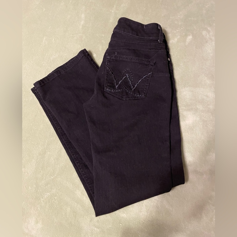 Wrangler Womens size 5/6 x 32 Black Jeans